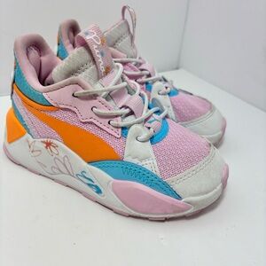 Puma Infant Girls Rs-XL Spring Sketchbook Lace Up Sneakers Shoes - Pink size 8C
